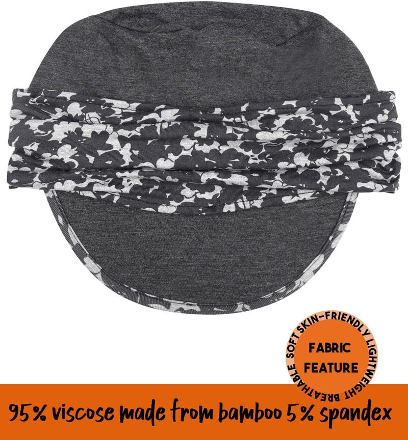 Awefeel Chemo Headwear Viscose Newsboy Cap for Women Fall and Winter Hats - Image 5